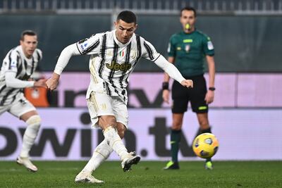 Cristiano Ronaldo anotó dos goles en la Juventus.
