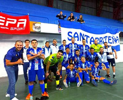 Santarriteña, finalista del Nacional, que hoy buscará el título contra la anfitriona Sanlorenzana.