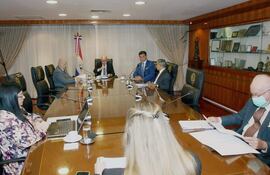 Sesión plenaria de la Corte Suprema de Justicia del miércoles 8 de marzo de 2023.