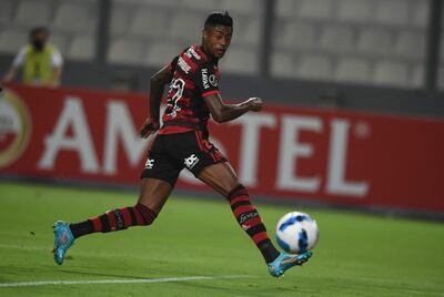 Bruno Henrique marcó el gol del empate para Flamengo ante Atlético Goianiense.