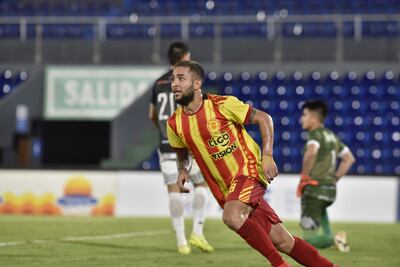 Óscar Bogado abrió el marcador a favor de  Martín Ledesma, en el juego de ida de la Promoción