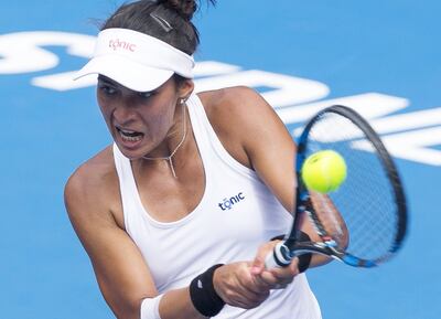 Verónica Cepede no logró avanzar ayer en el torneo de 100.000 dólares de Vancouver, en Canadá.