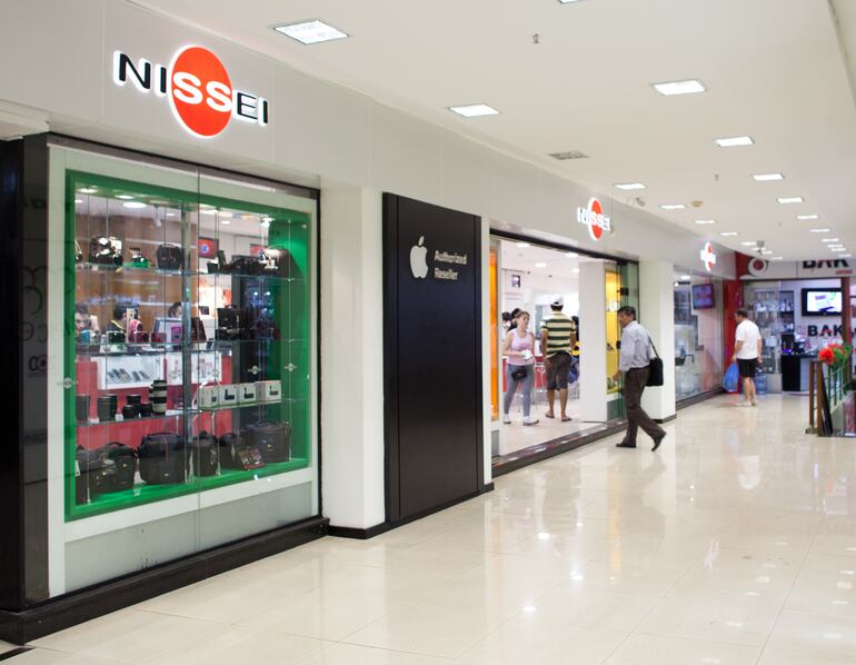 Nissei en el Shopping Vendome, en Ciudad del Este, en 2009.