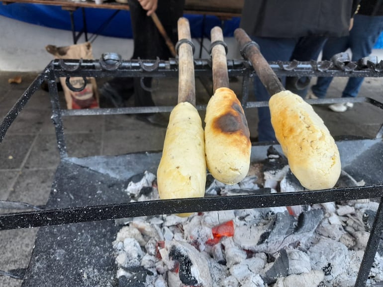 Chipa en la calle Palma