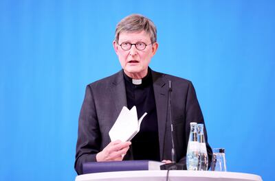 El cardenal Rainer Maria Woelki, sospechado de ocultar la extensión de los abusos, pero en el informe fue exonerado. (EFE)