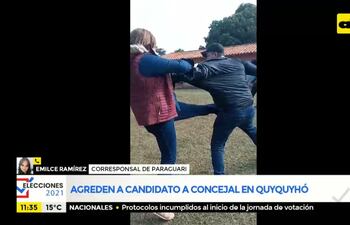Agreden a un candidato a concejal en Quyquyhó