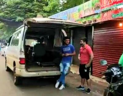 Mario Ortiz vendió la totalidad de sus productos en el Mercado de Abasto de Ciudad del Este.