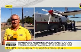 Transporte aéreo restablecido en Alto Paraguay