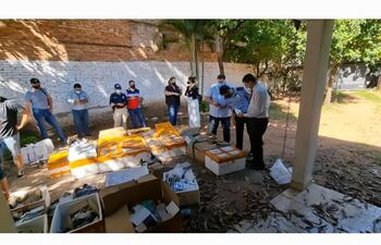 Artículos presumiblemente falsificados fueron incautados hoy