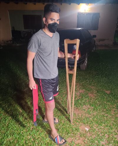 Rodrigo Peña, de 22 años, quien denunció al otro implicado en el accidente.