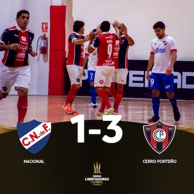 Cerro volvió a ganar en la Libertadores de Futsal FIFA