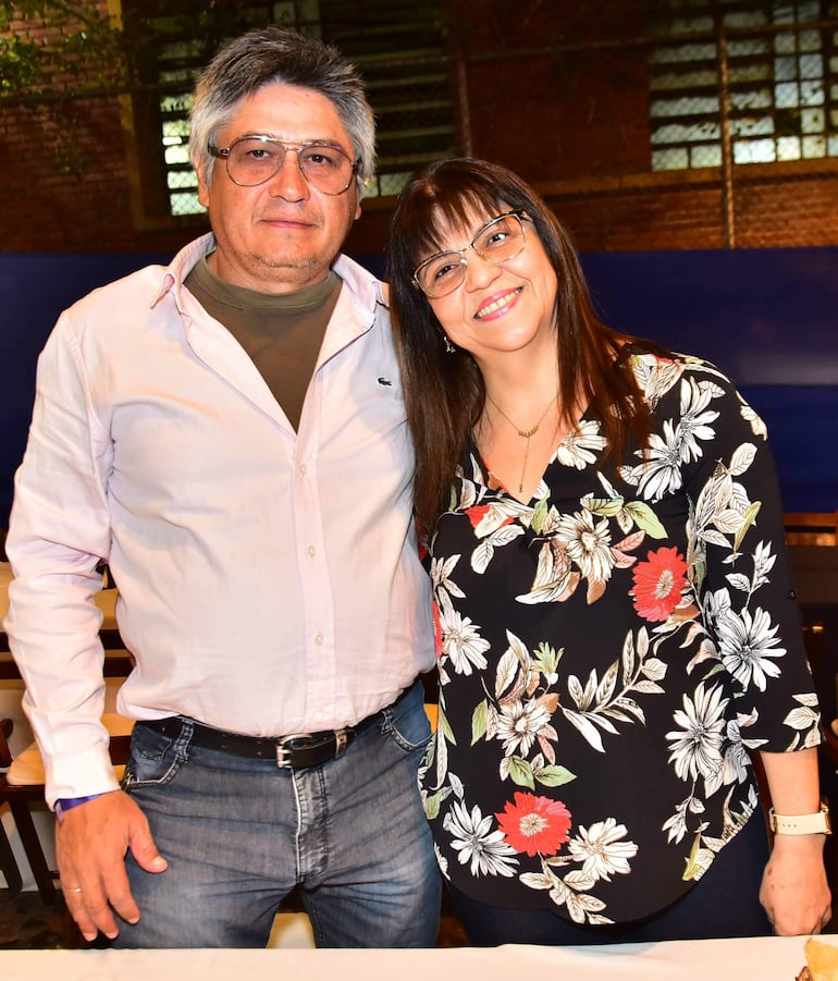 Gustavo Román y Emilce López.