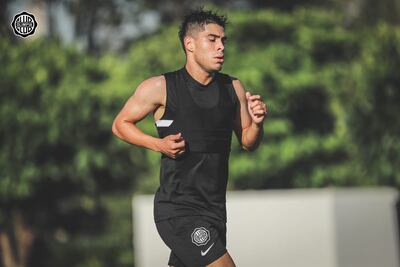 Adelio Zárate busca un lugar en el equipo base de Olimpia.