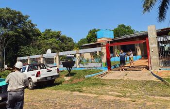 Sitio en donde se realizó la intervención de la ANDE.