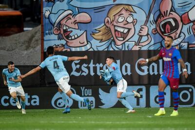 Celta igualó con el Barcelona después de estar perdiendo 0-3.