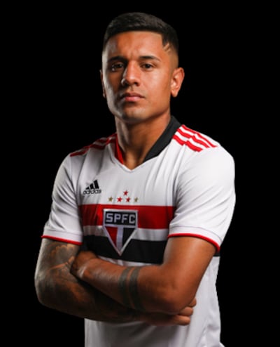 Antonio Galeano, futbolista paraguayo del Sao Paulo.