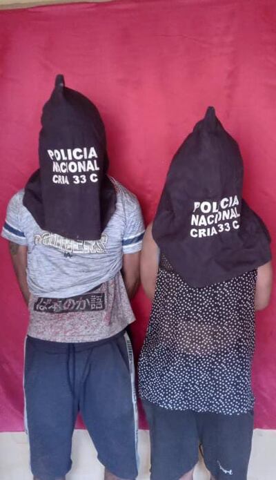 Dos de las tres personas detenidas ayer en J. A. Saldívar.