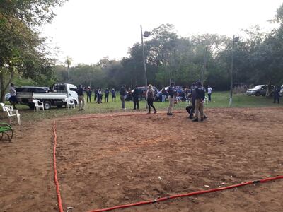 Fiscalía interviene en torneo de piki voley.
