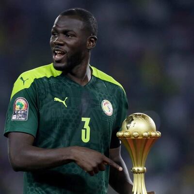 Kalidou Koulibaly ganó la Copa de África con Senegal.
