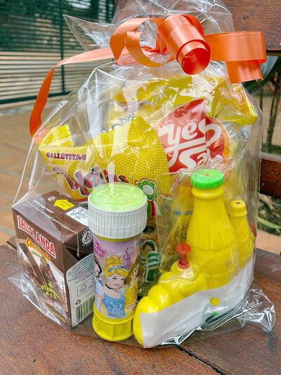 El kit preparado por Olla Popular Paraguay.