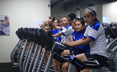 Entrenamiento de este miércoles de la Albirroja.