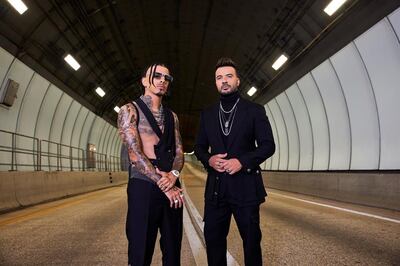 Rauw Alejandro y Luis Fonsi se preparan para estrenar "Vacío". La nueva canción se podrá escuchar mañana en los premios Lo Nuestro