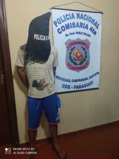 Ever Manuel Maidana, detenido.