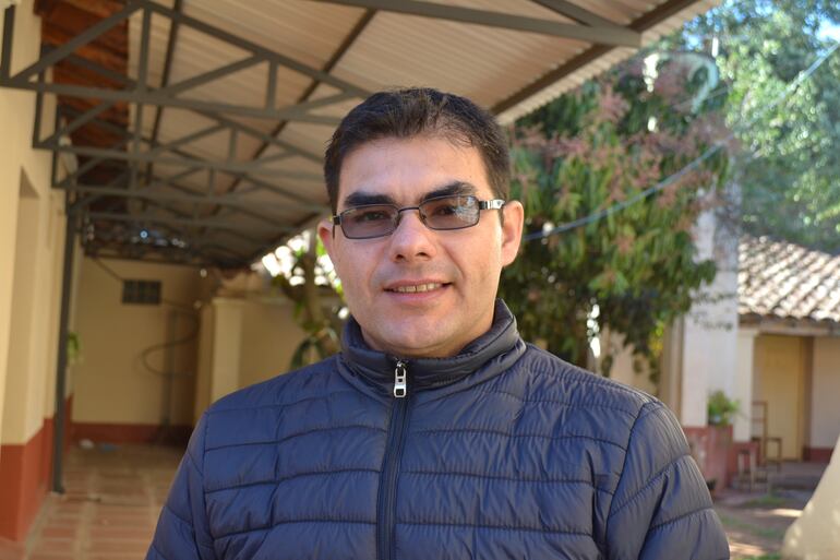 Jorge González coordinador de la Pastoral Juvenil de Misiones y Ñeembucú.
