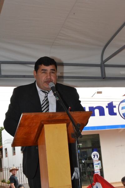 Intendente de Katuete, Julio César Brítez.