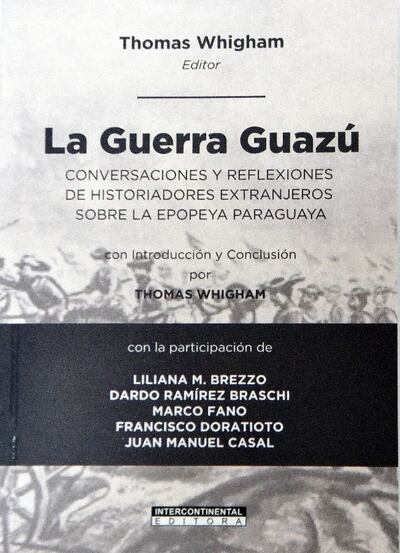 Portada del libro “La Guerra Guazú”, publicado por Intercontinental Editora.