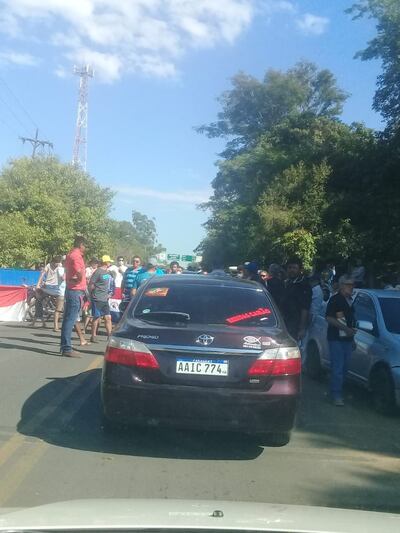 Los familiares se manifestaron para exigir pronta localización del responsable del accidente.