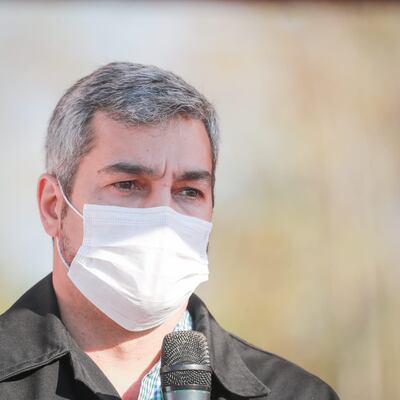 El presidente Mario Abdo Benítez.