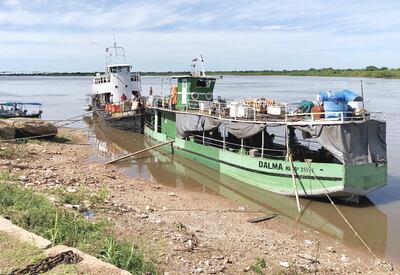 Embarcaciones estaban ayer amarradas en  puerto de Concepción.