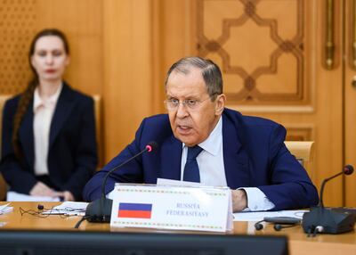 El ministro de Exteriores de Rusia, Sergei Lavrov. (EFE/EPA/Ministerio de Exteriores de Rusia)