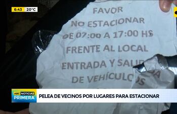 Lambaré: Vecinos terminan a los puños en disputa por lugares para estacionar