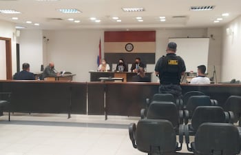 Salón de Juicios Orales y Públicos de Pedro Juan Caballero (Foto Archivo).