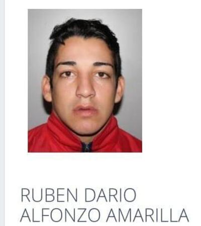 El sospechoso Rubén Darío Alfonzo Amarilla.