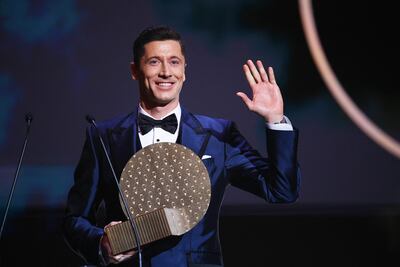 Lewandowski fue reconocido como el máximo anotador de la temporada.