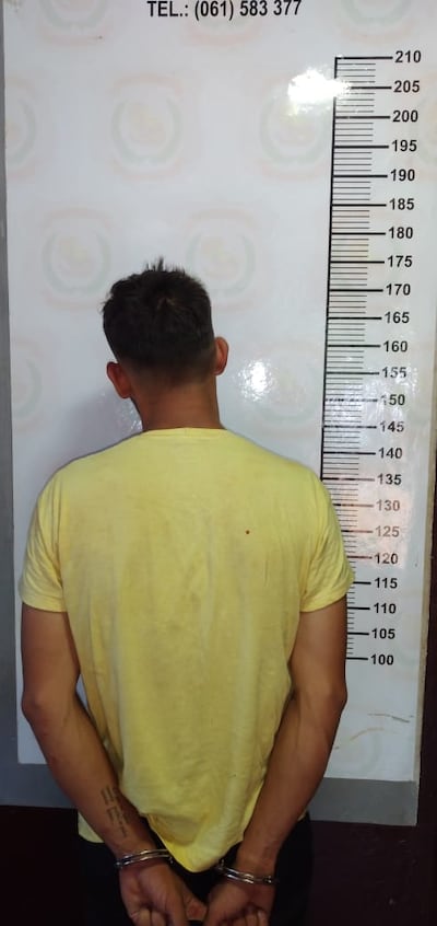 Francisco Javier Galeano Galeano, detenido.