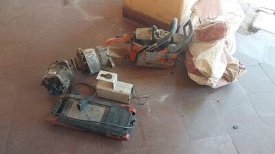 Equipos que fueron encontrados en poder del detenido.