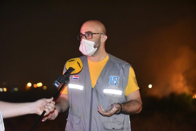 Alejandro Buzó, director de Gestión de Riesgos de la Municipalidad de Asunción.