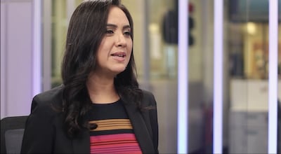 Yennyfer Caballero, conductora de ABC Noticias Mediodía, los sábados.