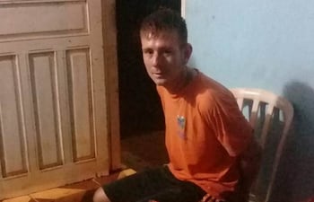 Nelson Ariel González Abadie, capturado por vecinos.