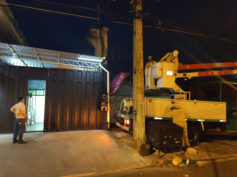 La interción se realizó en el barrio Pablo Rojas de Ciudad del Este. 