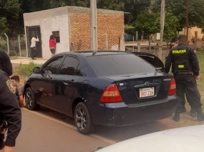 Vehículo que conducía el ahora detenido.