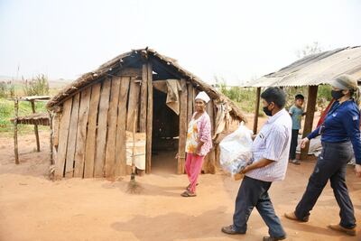 Un total de 23 comunidades indígenas son las beneficiadas con la distribución de alimentos.