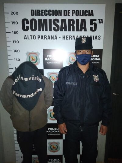 Maximiliano Benítez (19), detenido y puesto a disposición del Ministerio Público.