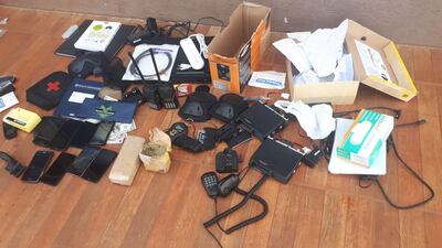 Las evidencias colectadas durante los allanamientos.