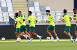 Gustavo Gómez (c), capitán del Palmeiras.