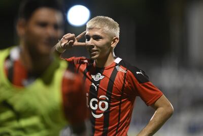 Julio Enciso se despidió de Libertad, este martes.